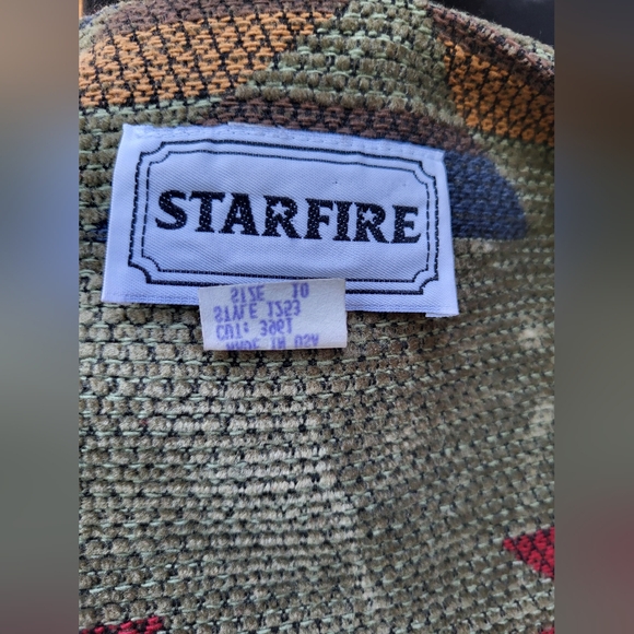 Vintage 80's Starfire Southwestern Crop Blazer Jacket - Picture 9 of 9